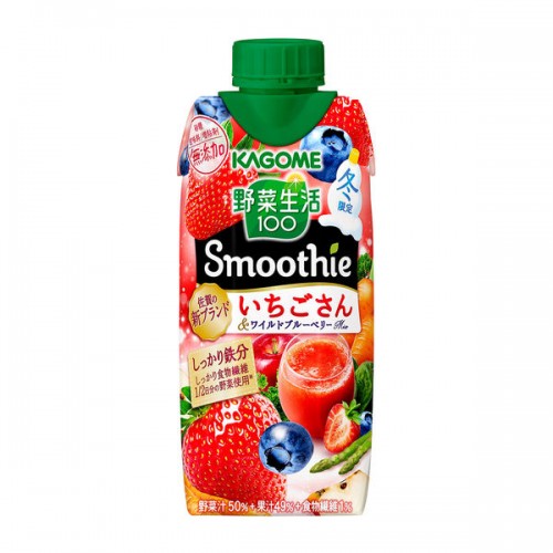 KAGOME可果美野菜生活100 草莓蔬果汁 330ml